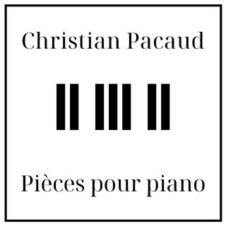 Une abstraction en image de quelques touches d'un piano. En titre, "Christian Pacaud" et "Pièces pour piano".